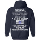 7- I Am The Storm - US Air Force Senior Master Sergeant CustomCat