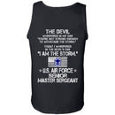 7- I Am The Storm - US Air Force Senior Master Sergeant CustomCat