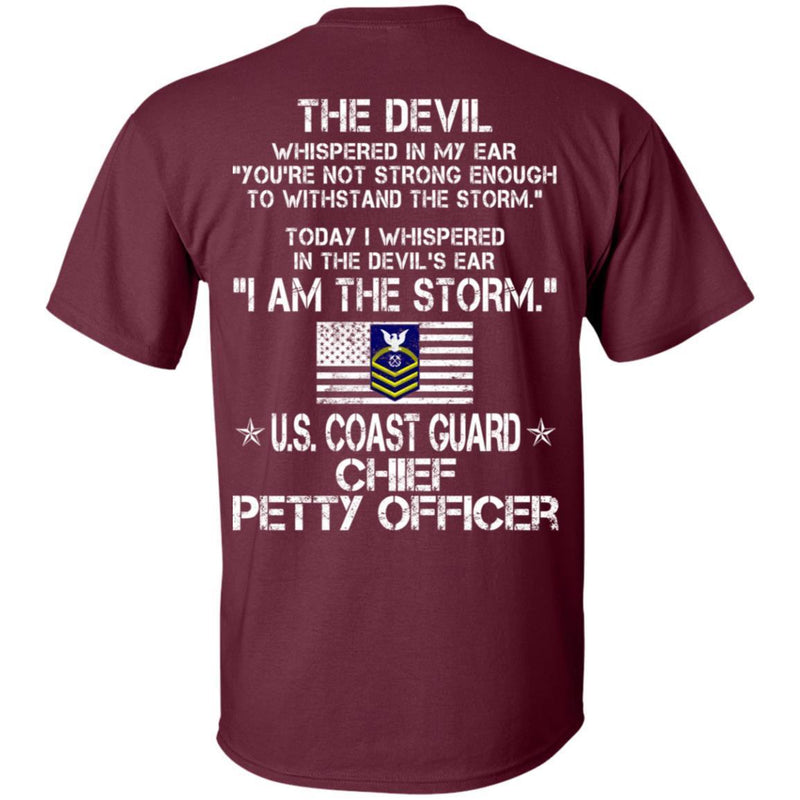 7- I Am The Storm - US Coast Guard Chief Petty Officer CustomCat