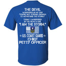 7- I Am The Storm - US Coast Guard Chief Petty Officer CustomCat