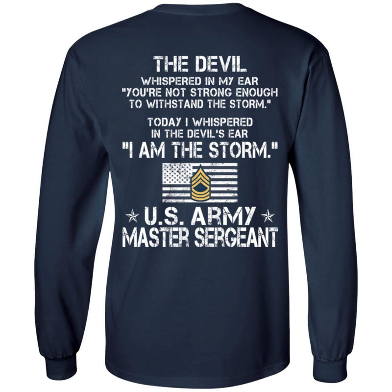 8- I Am The Storm - Army Master Sergeant CustomCat