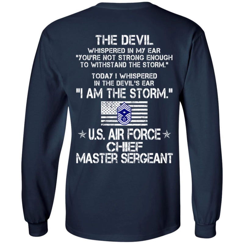 8- I Am The Storm - US Air Force Chief Master Sergeant vr2 CustomCat