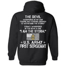 9- I Am The Storm - Army First Sergeant CustomCat