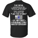 9- I Am The Storm - US Air Force Command Chief Master Sergeant CustomCat