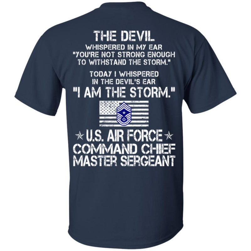 9- I Am The Storm - US Air Force Command Chief Master Sergeant CustomCat