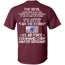 9- I Am The Storm - US Air Force Command Chief Master Sergeant CustomCat