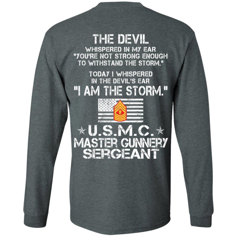 9- I Am The Storm - USMC Master Gunnery Sergeant CustomCat