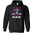A Big Piece Of My Heart Is My Dad Angel T-shirt CustomCat