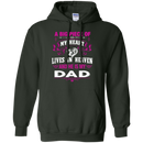 A Big Piece Of My Heart Is My Dad Angel T-shirt CustomCat