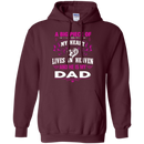 A Big Piece Of My Heart Is My Dad Angel T-shirt CustomCat