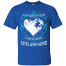A Big Piece Of My Heart Lives In Heaven Daughter T-shirts CustomCat