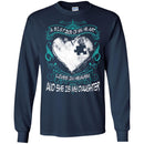 A Big Piece Of My Heart Lives In Heaven Daughter T-shirts CustomCat