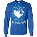 A Big Piece Of My Heart Lives In Heaven Daughter T-shirts CustomCat