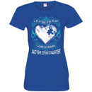 A Big Piece Of My Heart Lives In Heaven Daughter T-shirts CustomCat
