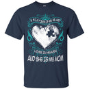 A Big Piece Of My Heart Lives In Heaven Mom T-shirts CustomCat