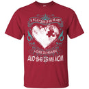 A Big Piece Of My Heart Lives In Heaven Mom T-shirts CustomCat