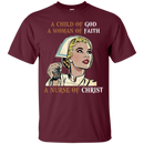 A Child Of God A Woman Of Faith A Nurse Of Christ Tshirt CustomCat