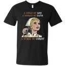 A Child Of God A Woman Of Faith A Nurse Of Christ Tshirt CustomCat