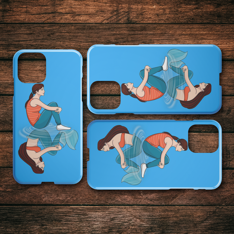A Dream Of A Mermaid Lovers Mermaid  iPhone Case teelaunch