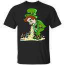 A Man Drinking Beer Get Drunk Funny Gifts Patrick's Day T-Shirt