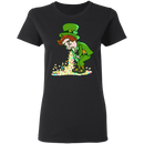 A Man Drinking Beer Get Drunk Funny Gifts Patrick's Day T-Shirt