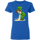 A Man Drinking Beer Get Drunk Funny Gifts Patrick's Day T-Shirt