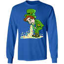 A Man Drinking Beer Get Drunk Funny Gifts Patrick's Day T-Shirt