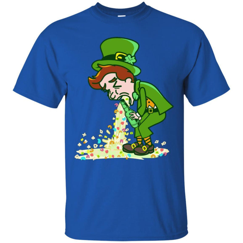 A Man Drinking Beer Get Drunk Funny Gifts Patrick's Day T-Shirt CustomCat