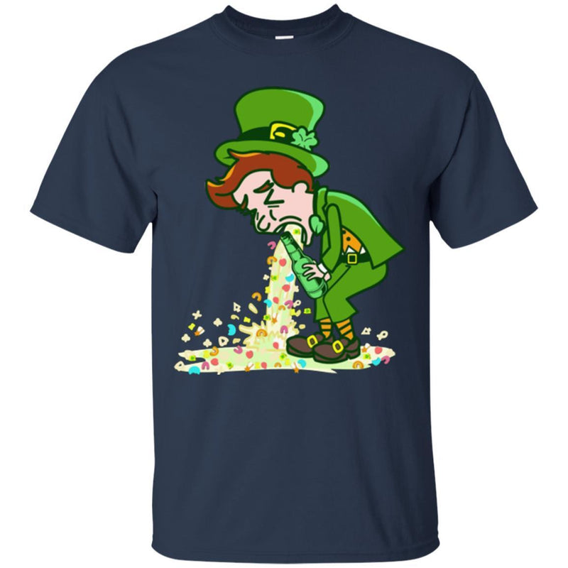 A Man Drinking Beer Get Drunk Funny Gifts Patrick's Day T-Shirt CustomCat