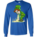 A Man Drinking Beer Get Drunk Funny Gifts Patrick's Day T-Shirt CustomCat