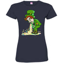 A Man Drinking Beer Get Drunk Funny Gifts Patrick's Day T-Shirt CustomCat