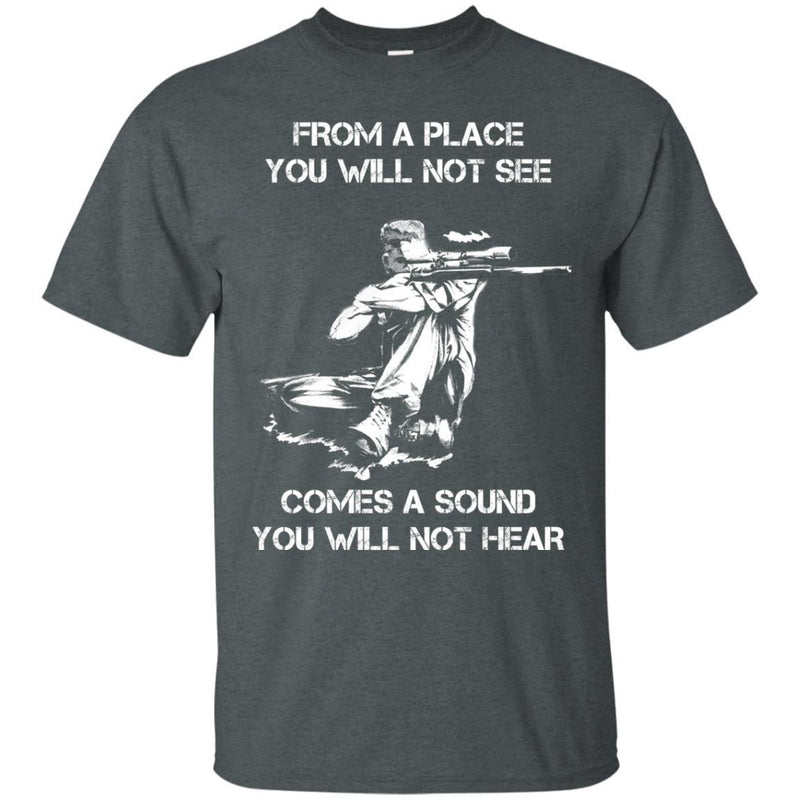 A Place You Will Not See Veterans T-shirts & Hoodie for Veteran's Day CustomCat