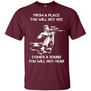 A Place You Will Not See Veterans T-shirts & Hoodie for Veteran's Day CustomCat
