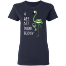 A Wee Bit Drunk Today Flamingo Funny Gifts Patrick's Day Irish T-Shirt