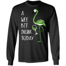 A Wee Bit Drunk Today Flamingo Funny Gifts Patrick's Day Irish T-Shirt