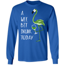A Wee Bit Drunk Today Flamingo Funny Gifts Patrick's Day Irish T-Shirt