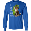 A Wee Bit Irish Today Cat Funny Gifts Patrick's Day Irish T-Shirt