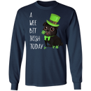 A Wee Bit Irish Today Dog Funny Gifts Patrick's Day Irish T-Shirt