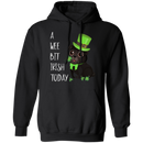 A Wee Bit Irish Today Dog Funny Gifts Patrick's Day Irish T-Shirt