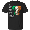 A Wee Bit Irish Today Elephant Funny Gifts Patrick's Day Irish T-Shirt