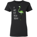 A Wee Bit Irish Today Flamingo Funny Gifts Patrick's Day Irish T-Shirt