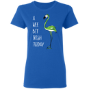 A Wee Bit Irish Today Flamingo Funny Gifts Patrick's Day Irish T-Shirt