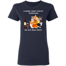 A Woman Cannot Survive On Wine Needs Corgis CustomCat