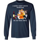 A Woman Cannot Survive On Wine Needs Corgis CustomCat