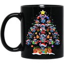 Adorable Animal Design as Christmas Tree Printed on Coffee Mug CustomCat