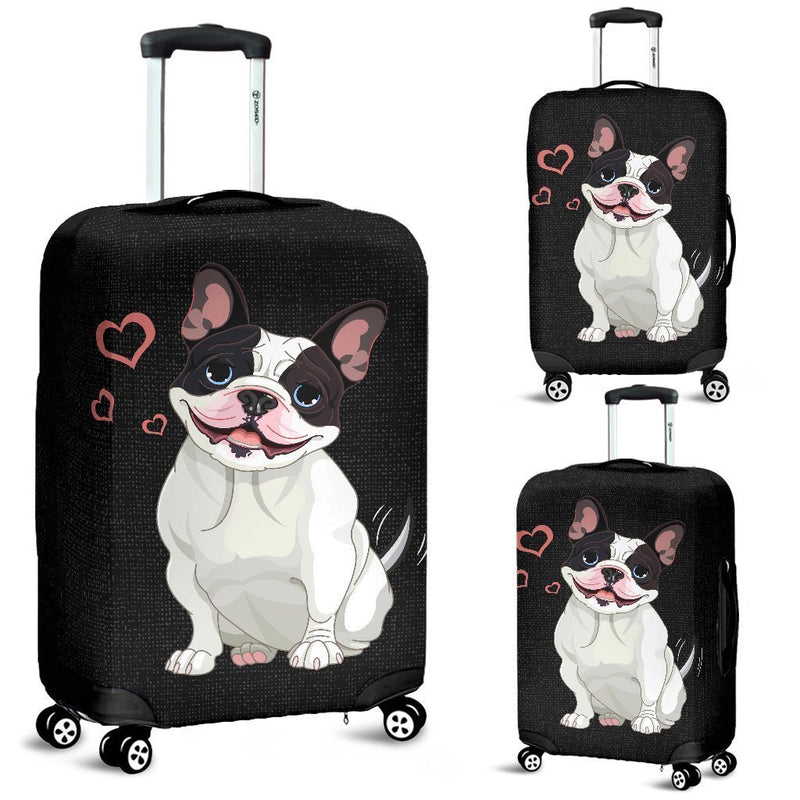 Adorable Bulldog Luggage Cover interestprint
