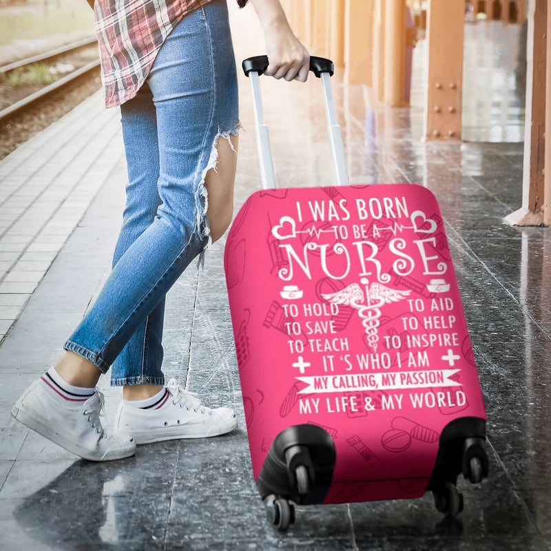 Adorable Nurse Life Luggage Cover interestprint