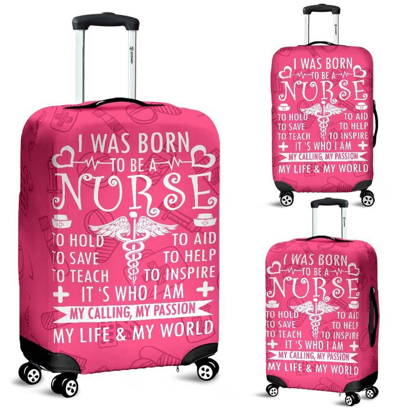 Adorable Nurse Life Luggage Cover interestprint