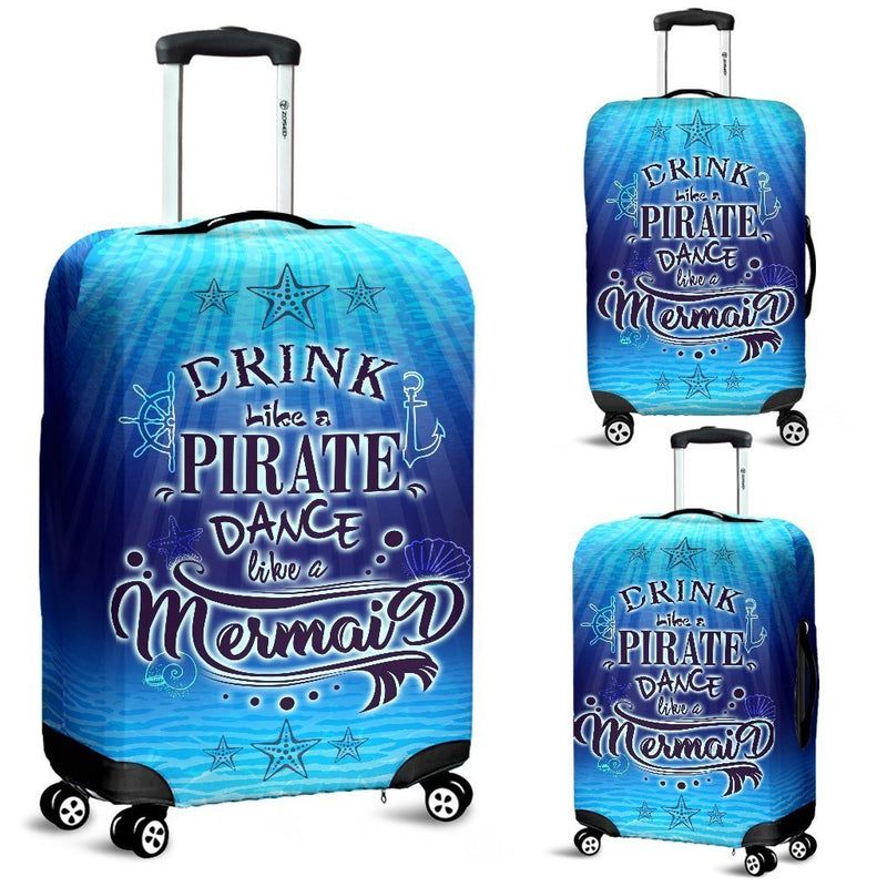 Adorable Pirate Drink - Mermaid Dance Luggage Cover interestprint