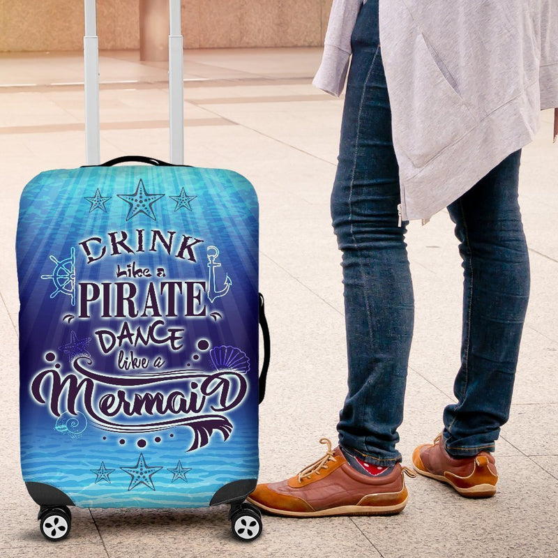 Adorable Pirate Drink - Mermaid Dance Luggage Cover interestprint